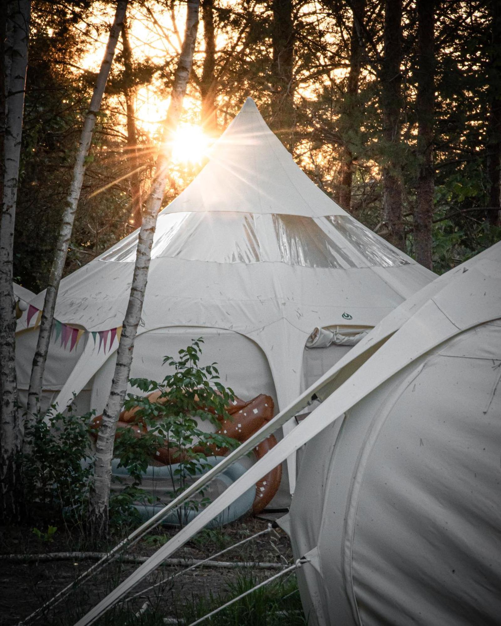 Raus Und Gut Glamping Am Graebendorfer See Drebkau 外观 照片