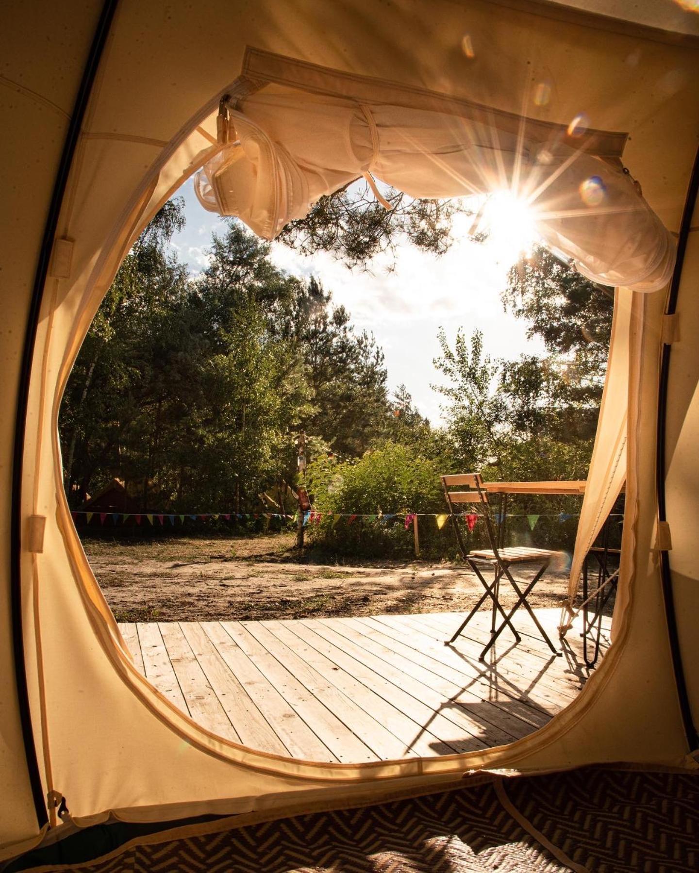 Raus Und Gut Glamping Am Graebendorfer See Drebkau 外观 照片